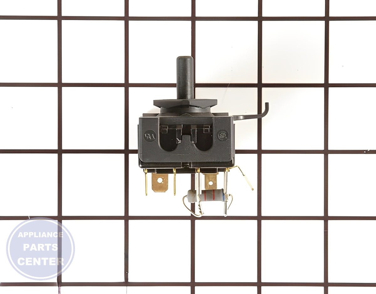 Maytag Selector Switch WP33002725 - Installation in Maytag model showing mounting points