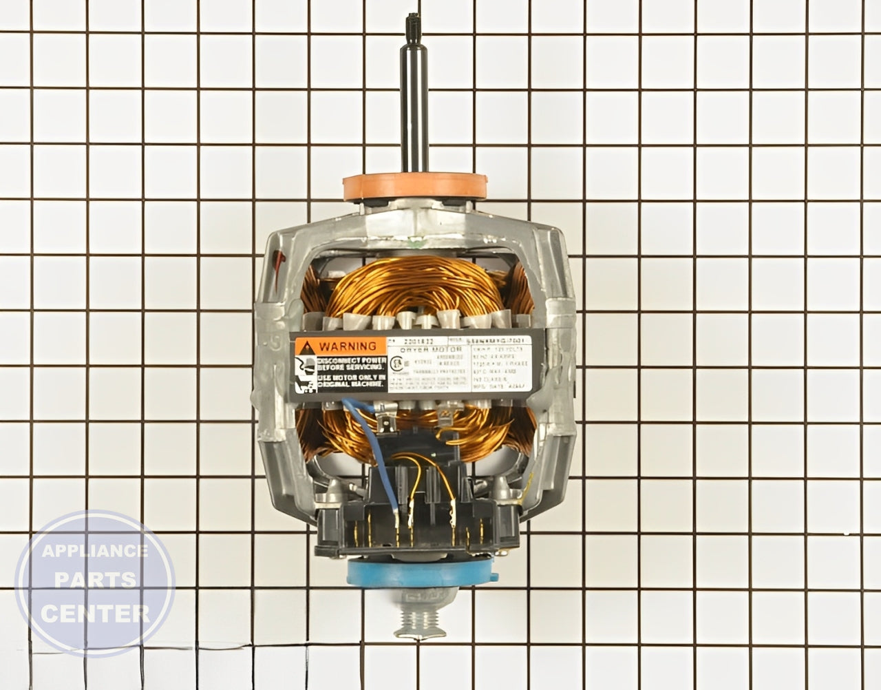 WHIRLPOOL DRIVE MOTOR WP33002795 - Main view showing heavy-duty support for WPL Dryer and Washer/Dryer Combo models