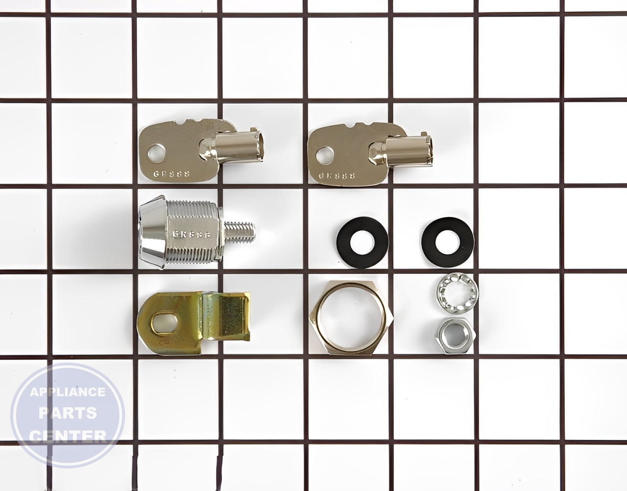 Whirlpool Lock WP3349091 - Main view showing secure closure for Whirlpool, Kenmore models