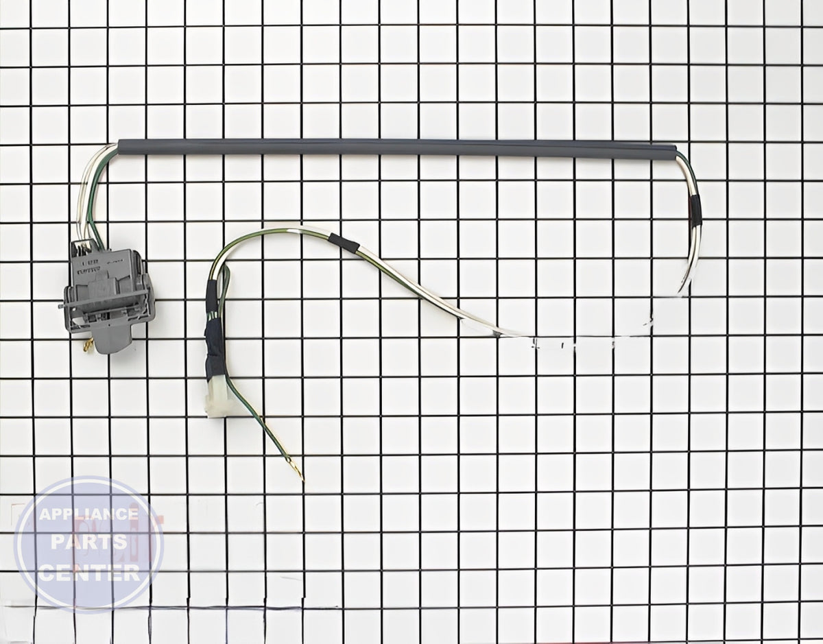 WHIRLPOOL LID SWITCH WP3355458 - Main view showing switch mechanism for various Whirlpool models