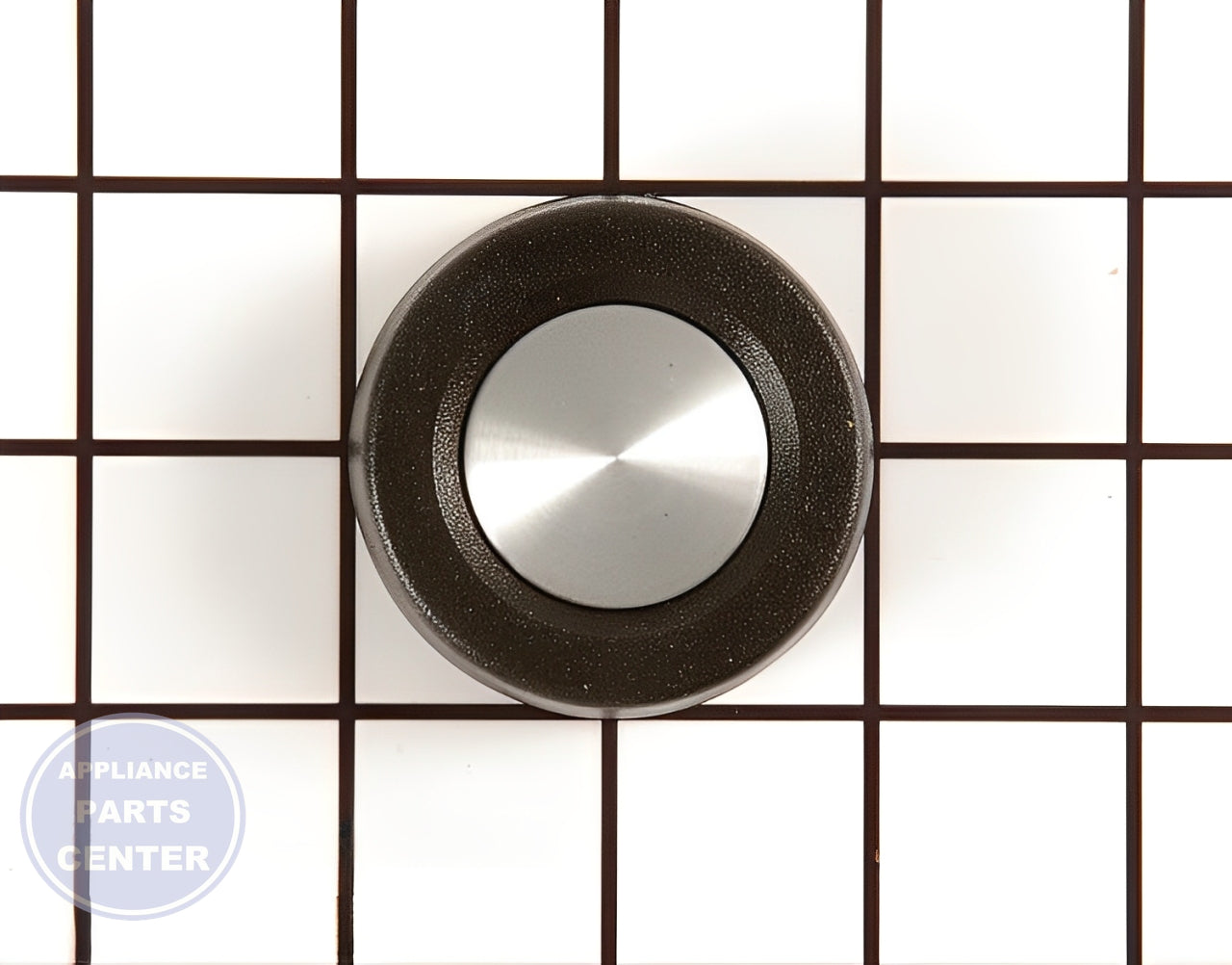 WHIRLPOOL WASHER TIMER KNOB WP3362624 - Main view showing dial & button for 3350971