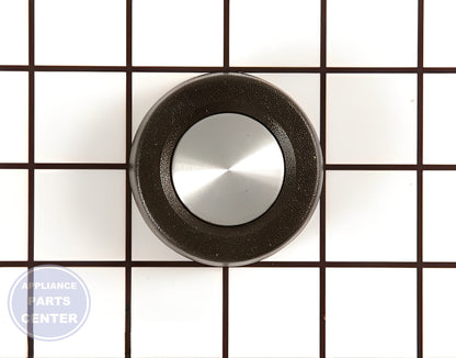 WHIRLPOOL WASHER TIMER KNOB WP3362624 - Main view showing dial & button for 3350971