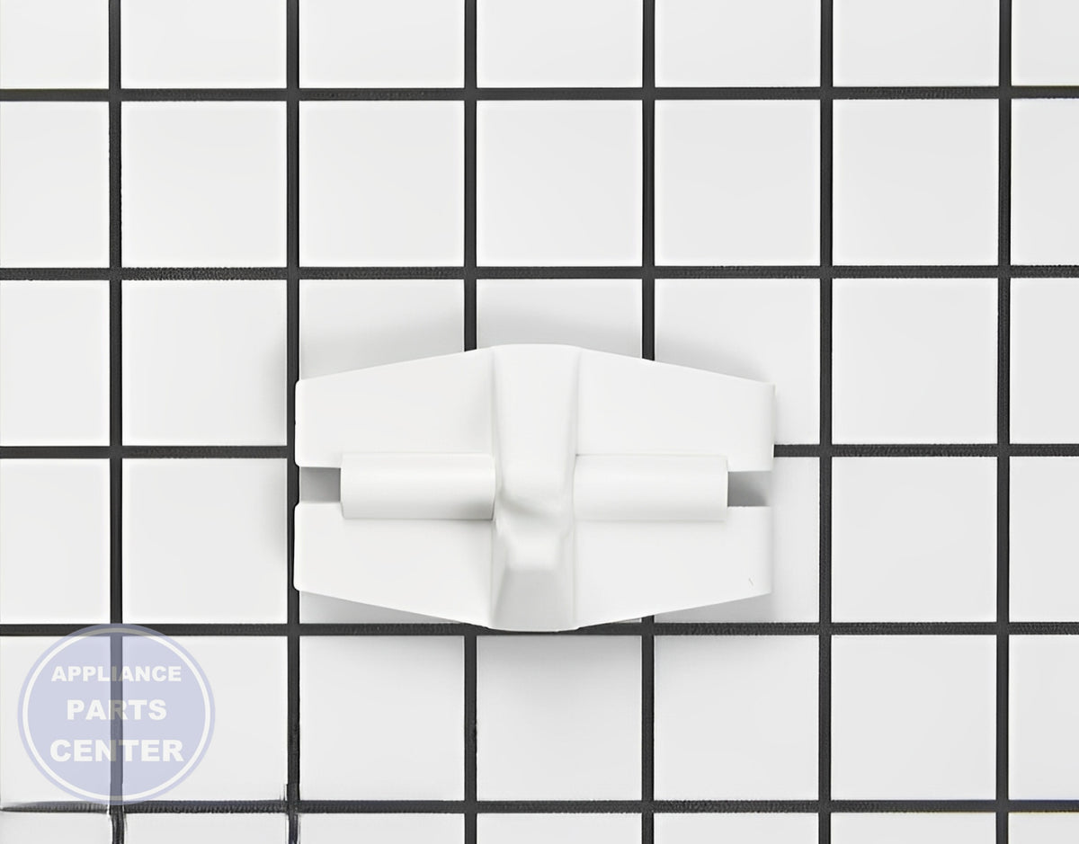 Whirlpool Retainer WP3368629 - Main view showing secure fit for Whirlpool, Kenmore, and KitchenAid models