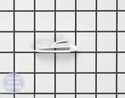 Whirlpool Dishrack Stop Clip WP3379941 - Main view showing secure support for Whirlpool, Kenmore, KitchenAid dishwashers