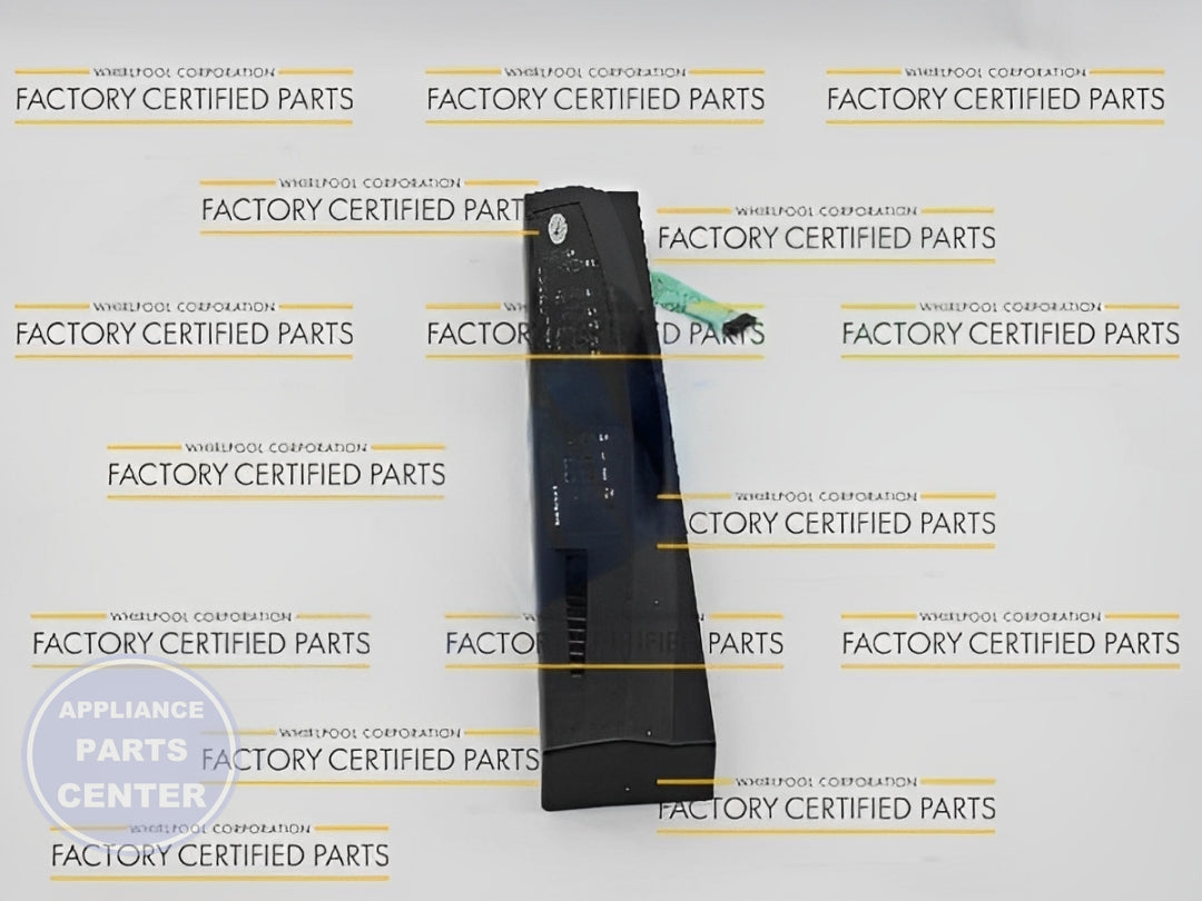 Whirlpool Dishwasher Control Panel WP3385734 - Installation in Whirlpool model WPL showing mounting points