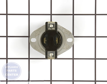 WHIRLPOOL DRYER CYCLING THERMOSTAT WP3387134 - Main view showing temperature control for WPL Dryer models