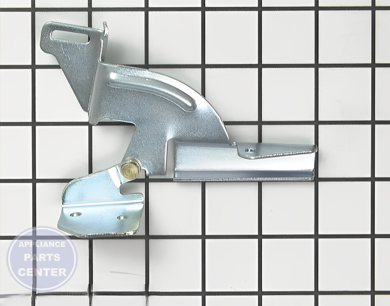 WHIRLPOOL DOOR HINGE WP3387560 - Main view showing durable construction for WPL models