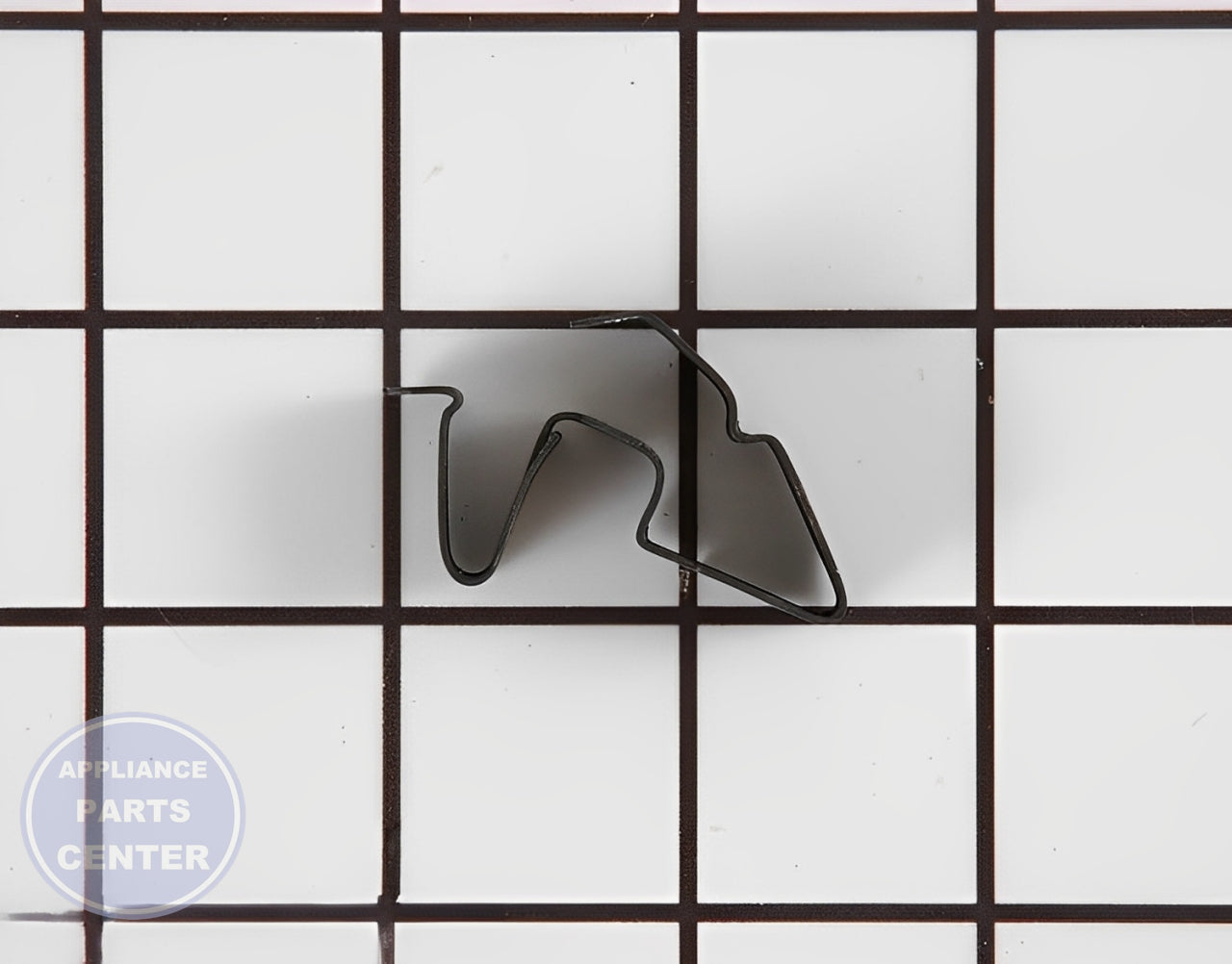 WHIRLPOOL DRYER SPRING CLIP WP3388229 - Main view showing secure fastening for Whirlpool and Kenmore models