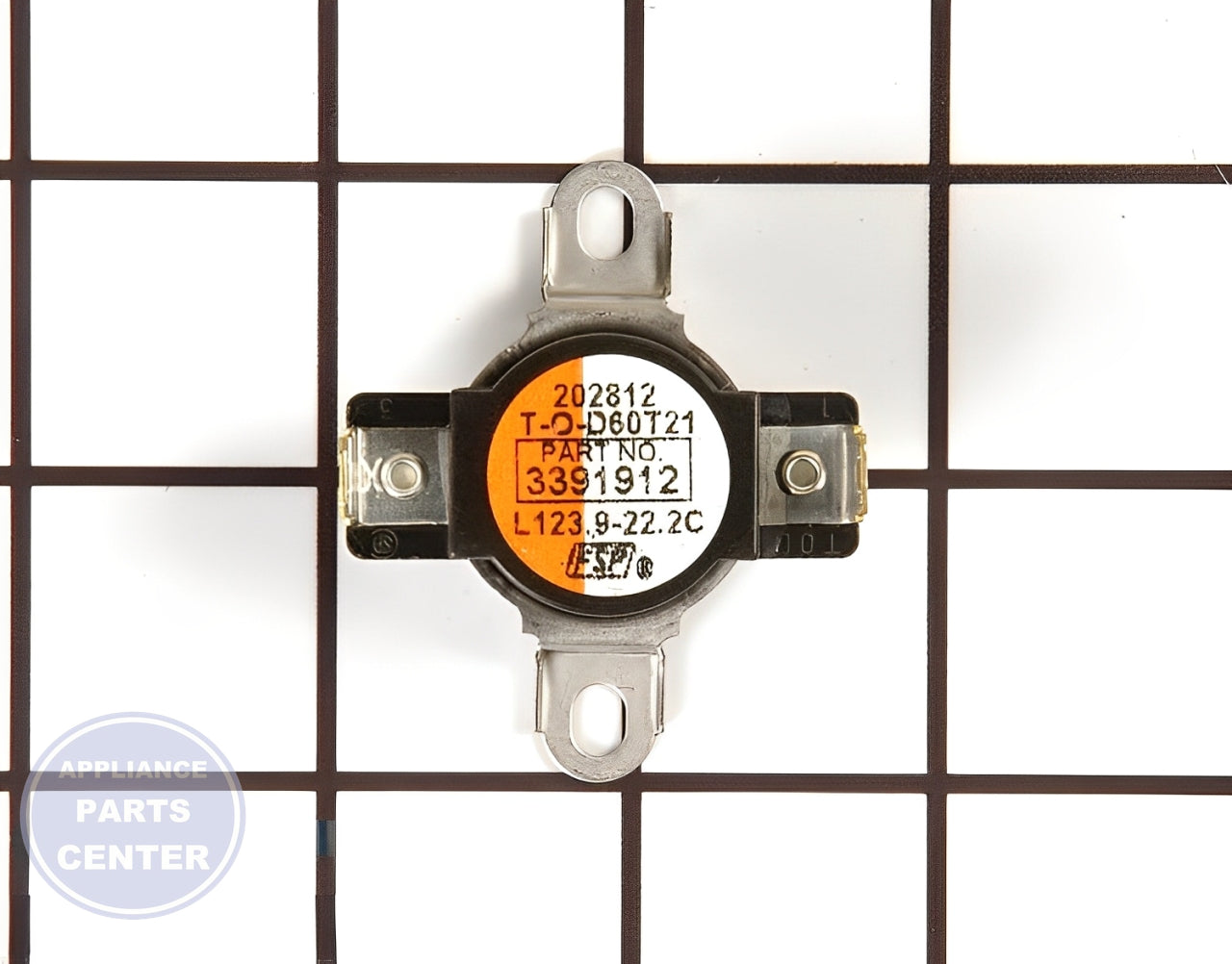 WHIRLPOOL HIGH LIMIT THERMOSTAT WP3391912 - Main view showing precise temperature control for WPL models