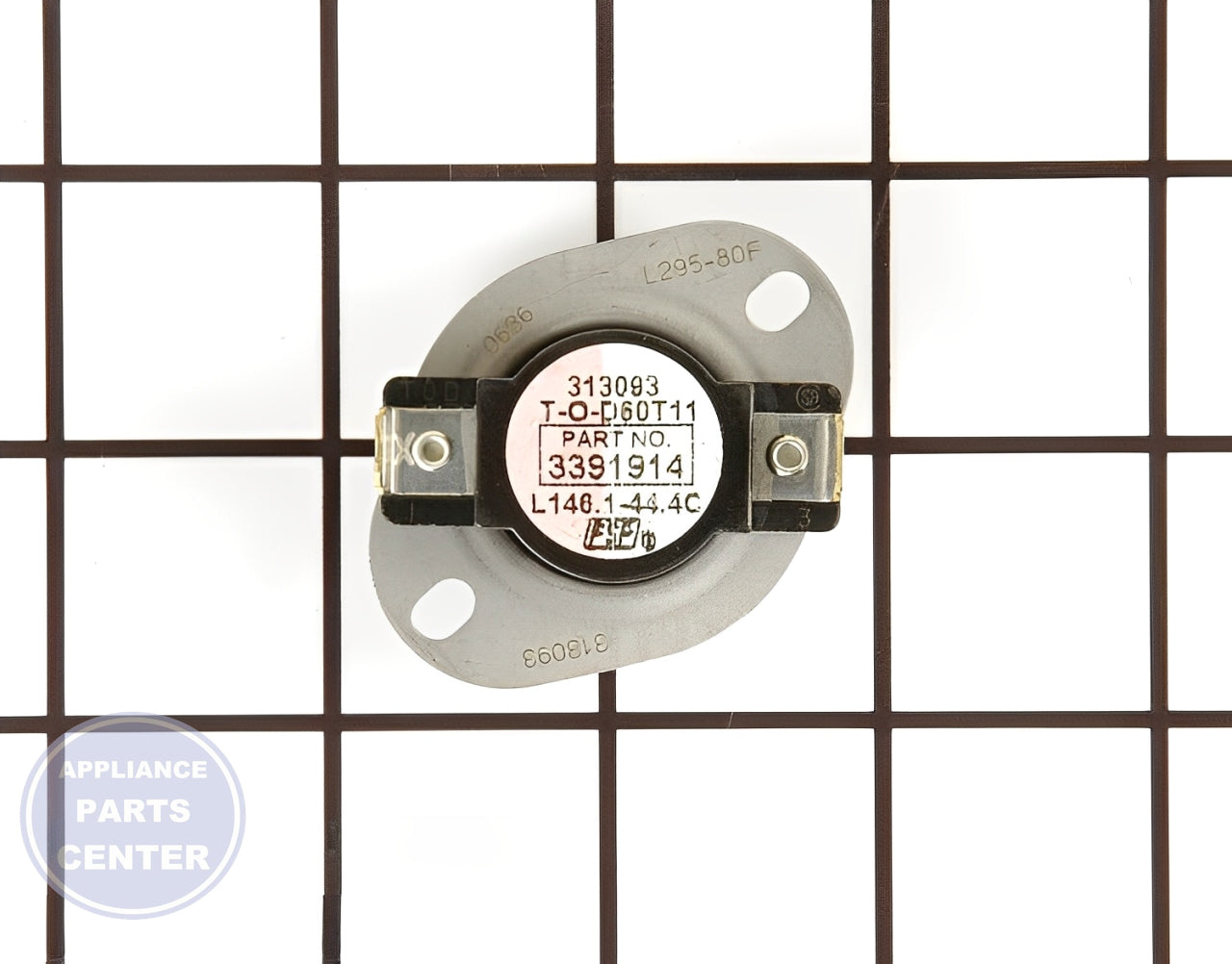 WHIRLPOOL THERMOSTAT WP3391914 - Main view showing precise temperature control for specific models