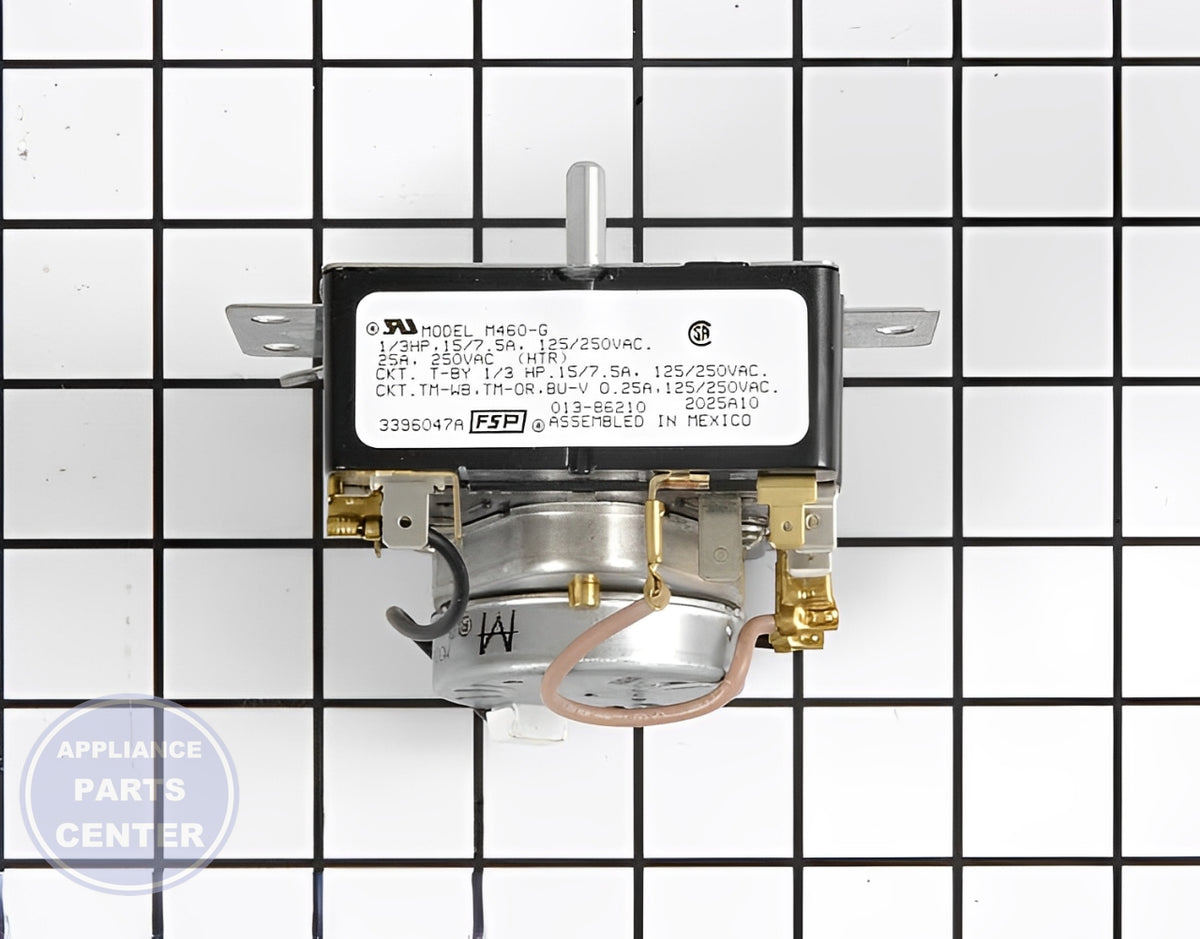 Whirlpool Roper Dryer Timer WP3396047 - Main view showing precise time control for select models