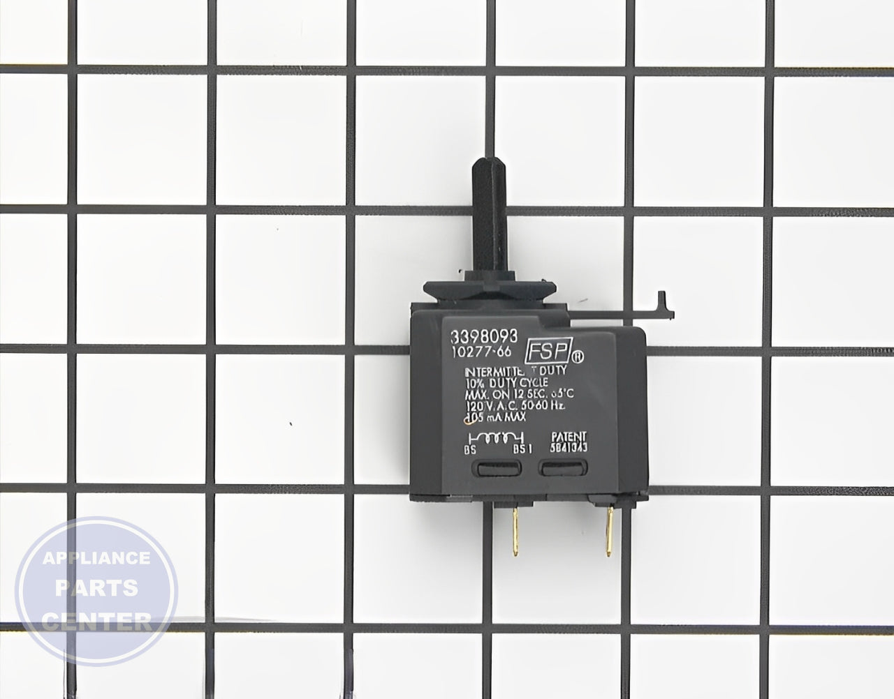 Maytag Buzzer Switch WP3398093 - Main view showing precise activation for various models