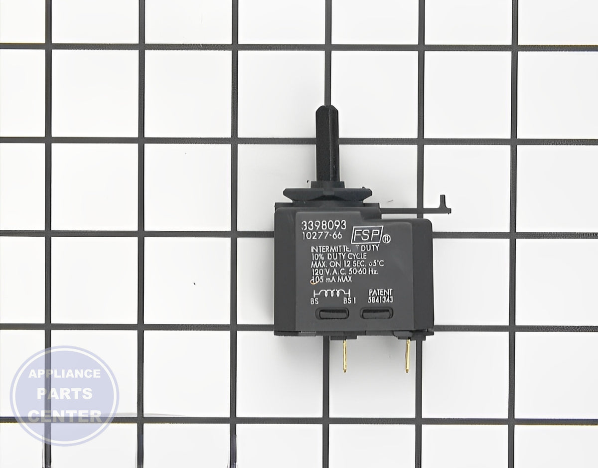Maytag Buzzer Switch WP3398093 - Main view showing precise activation for various models