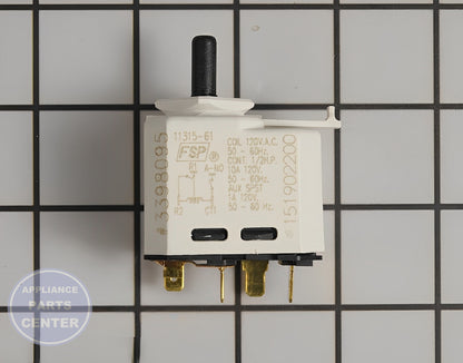 WHIRLPOOL DRYER START RELAY WP3398095 - Main view showing efficient operation for specific models