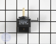 Whirlpool Selector Switch WP3399643 - Main view showing control functionality for Whirlpool and Kenmore models