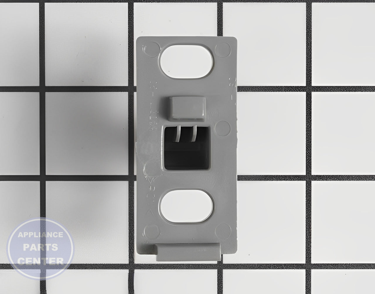 WHIRLPOOL DOOR LEVER WP34001260 - Detailed view of the latch mechanism