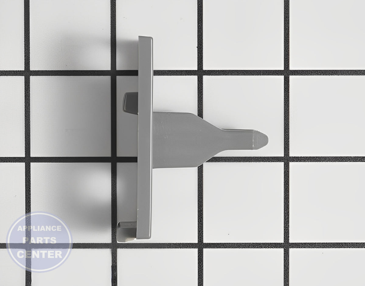 WHIRLPOOL DOOR LEVER WP34001260 - Side view with sturdy latch mechanism