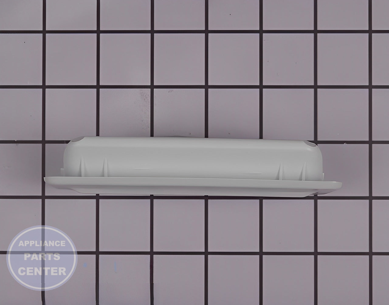 WHIRLPOOL DOOR HANDLE WHITE WP3405184 - Detailed view of sturdy construction