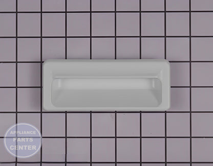 WHIRLPOOL DOOR HANDLE WHITE WP3405184 - Main view showing secure grip for various models
