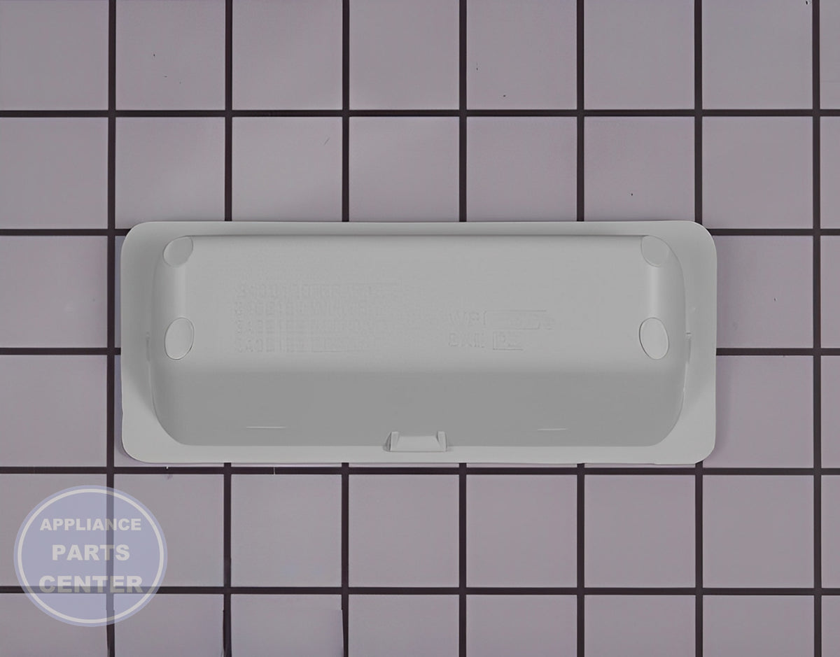 WHIRLPOOL DOOR HANDLE WHITE WP3405184 - Side view with durable design