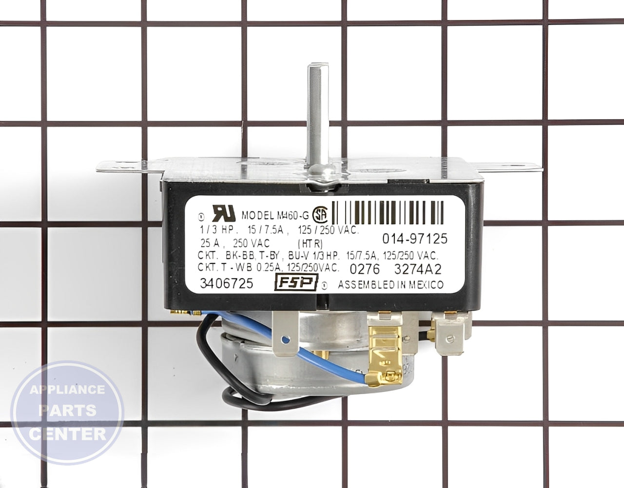 Whirlpool WHIRLPOOL TIMER WP3406725 - Main view showing circuit board design for WPL Dryer models
