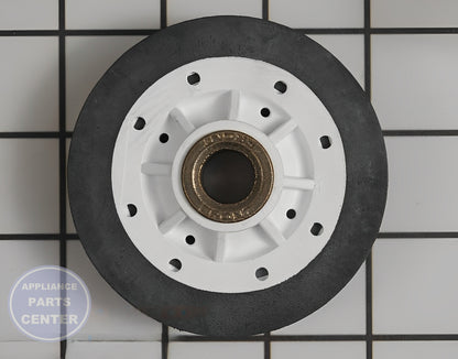 WHIRLPOOL Dryer Drum Support Roller WP37001042 - Main view showing sturdy construction for WPL Dryers