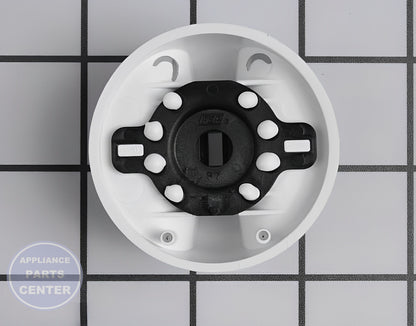 WHIRLPOOL KNOB WP3950715 - Side view with exact measurements and specs
