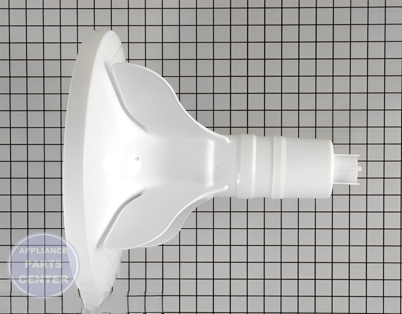 WHIRLPOOL WASHER LOWER AGITATOR WP3951632 - Detailed view of durable agitator design