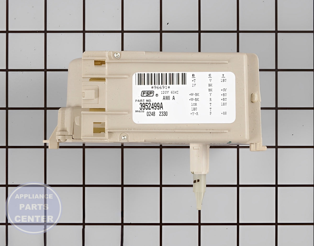 Whirlpool Timer Control WP3952499 - Main view showing timer precision for specific Whirlpool models