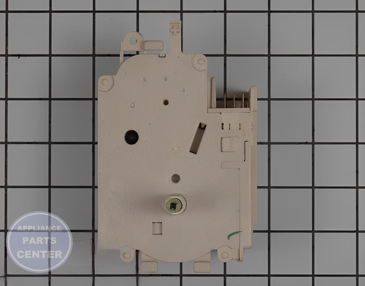WHIRLPOOL TIMER WP3953321 - Side view with precise Circuit Board & Timer specs