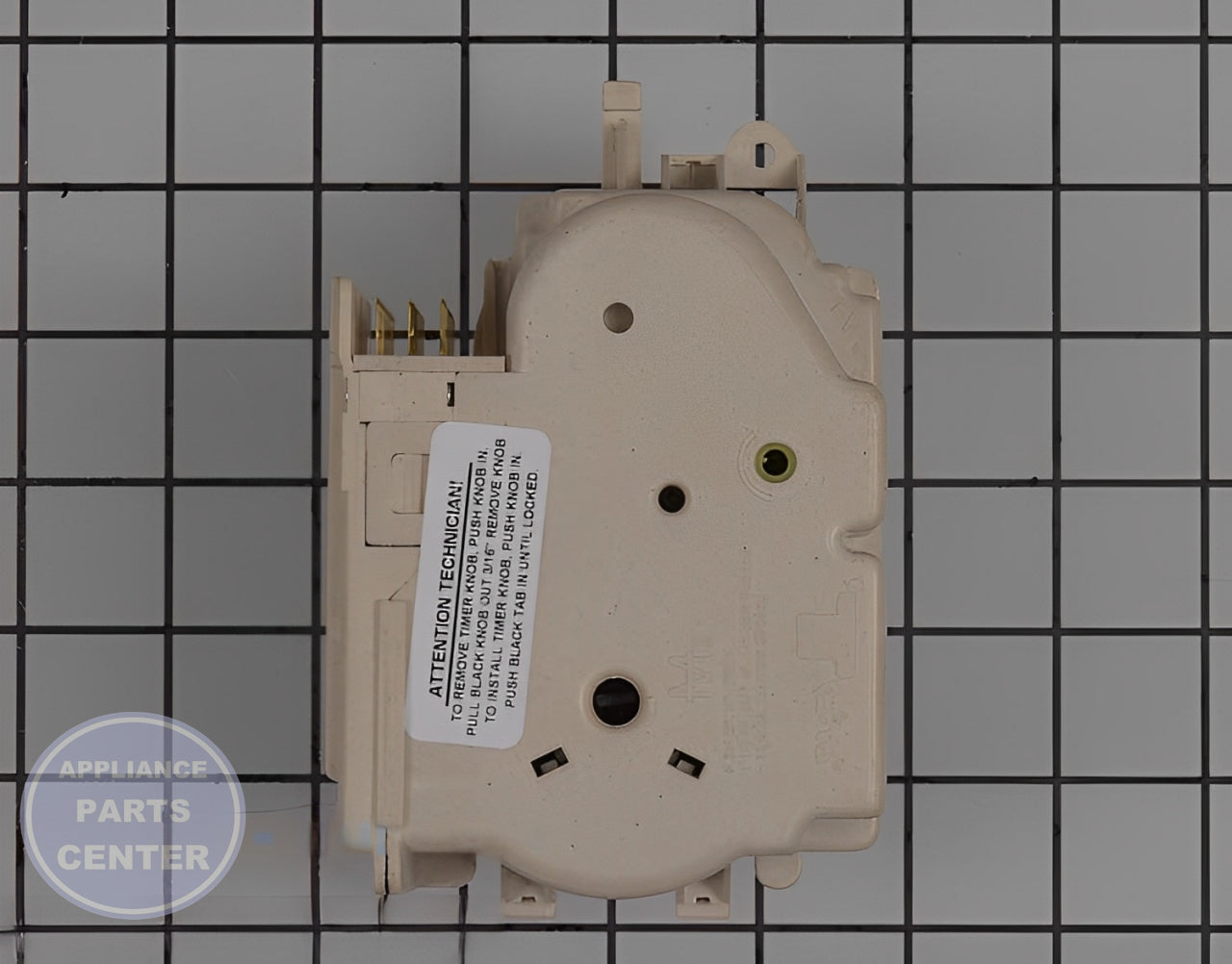 WHIRLPOOL TIMER WP3953321 - Installation in WPL Washing Machine showing key mounting points