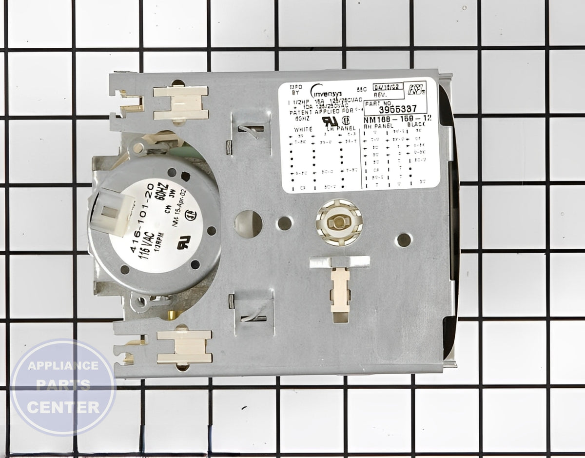 Timer WP3955337 - Side view with accurate circuit board mechanism