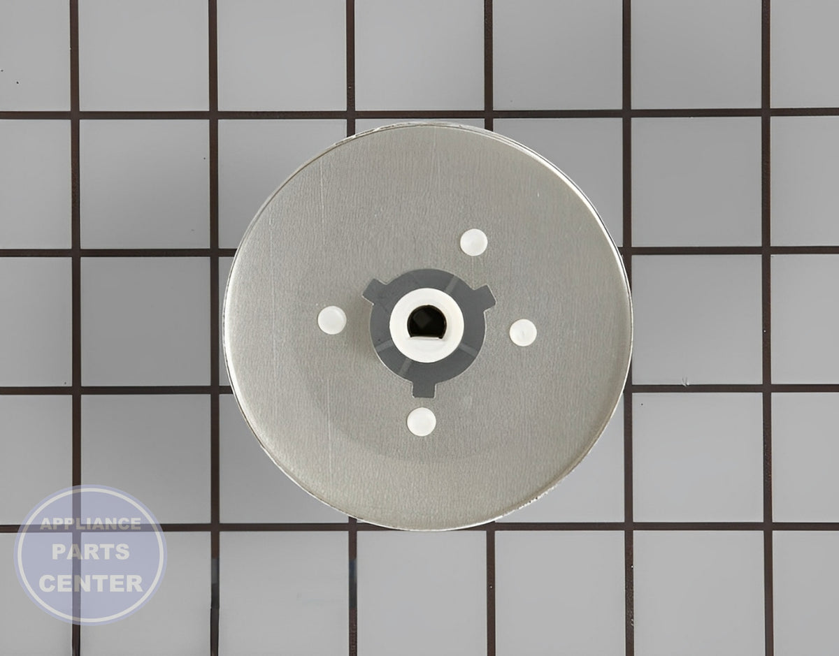 Timer Knob WP3957750 - Side view with X inches in diameter