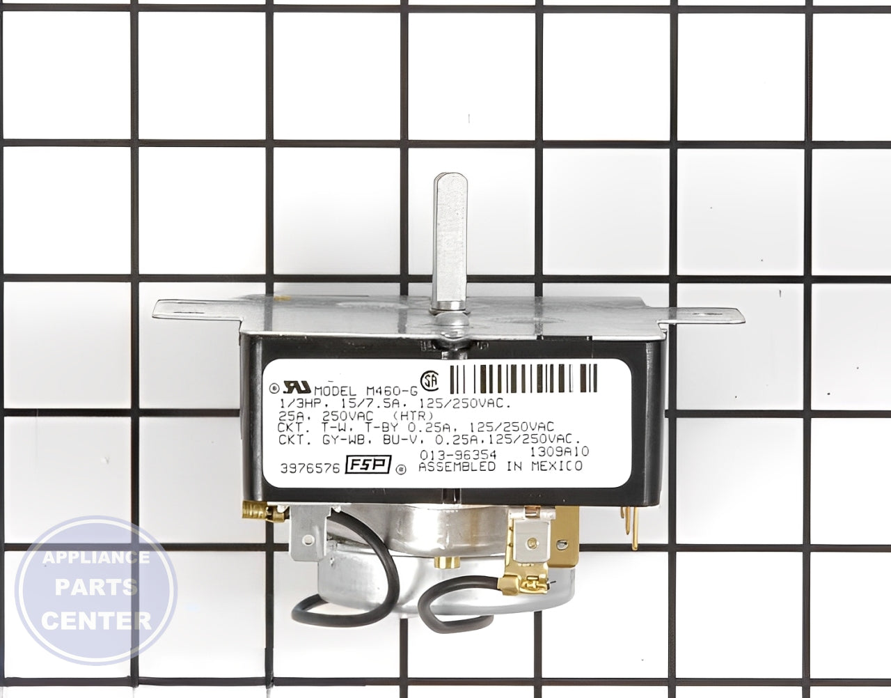 WHIRLPOOL TIMER WP3976576 - Detailed view of circuit board and timer