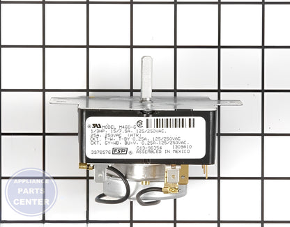 WHIRLPOOL TIMER WP3976576 - Detailed view of circuit board and timer