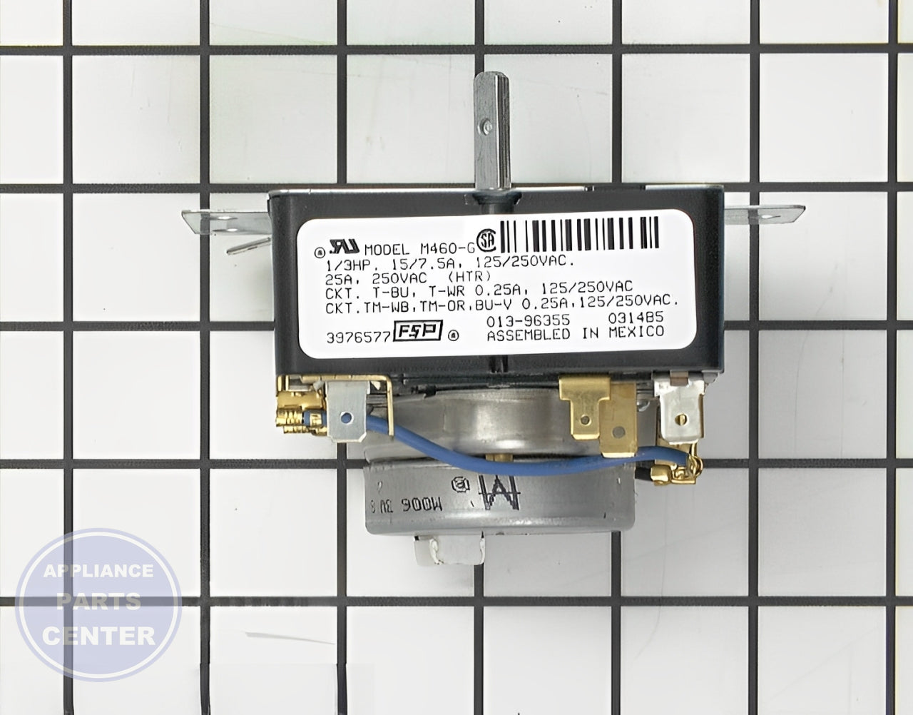 WHIRLPOOL WP3976577 Timer Assembly - Main view showing circuit board for WPL models