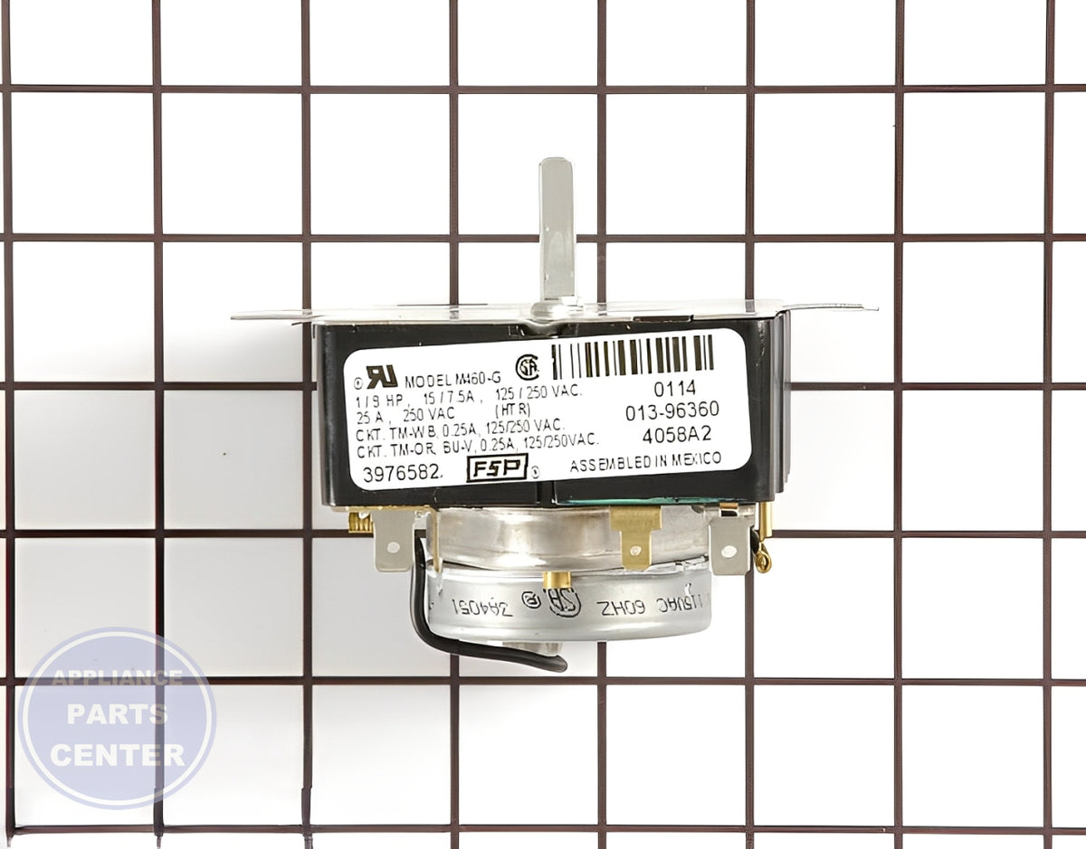 Kenmore Dryer Timer WP3976582 - Main view showing precise timing for Kenmore models