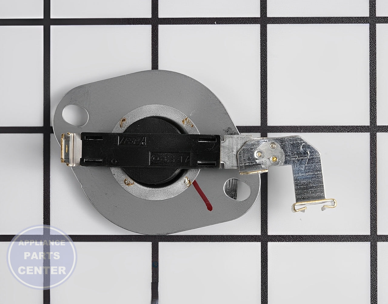 WHIRLPOOL DRYER HIGH LIMIT THERMOSTAT WP3977767 - Main view showing temperature control for WPL models