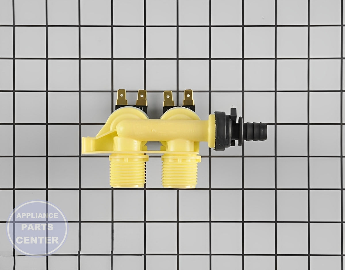 WHIRLPOOL VALVE ASSEMBLY WP3979345 - Main view showing water flow control for WPL models