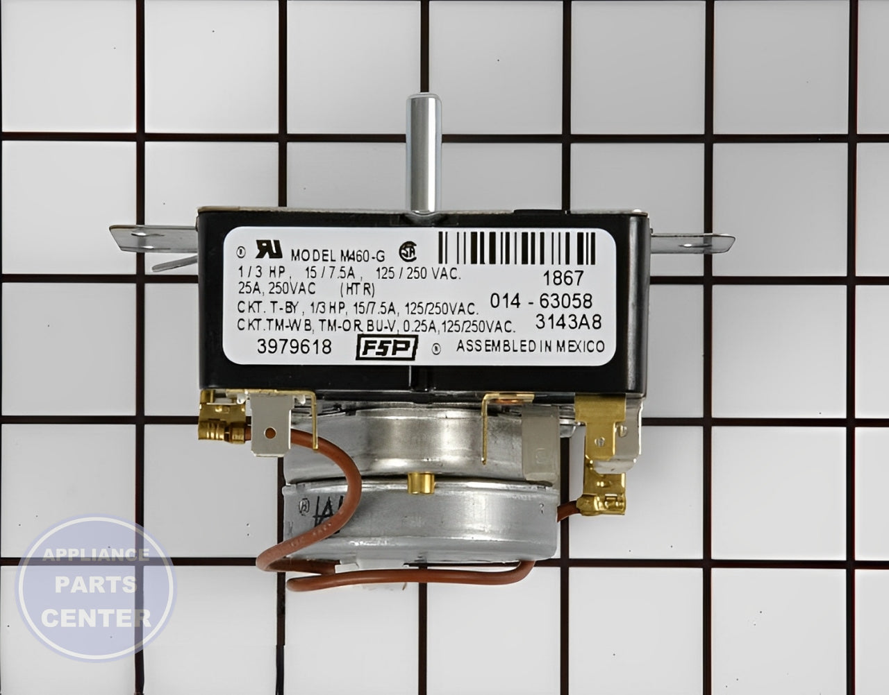 WHIRLPOOL TIMER WP3979618 - Detailed view of reliable timer performance