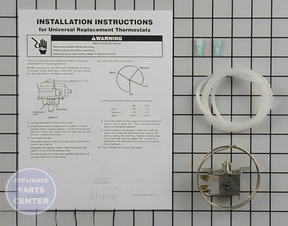 Whirlpool Temperature Control Thermostat WP4317800 - Installation in KitchenAid models showing key mounting points