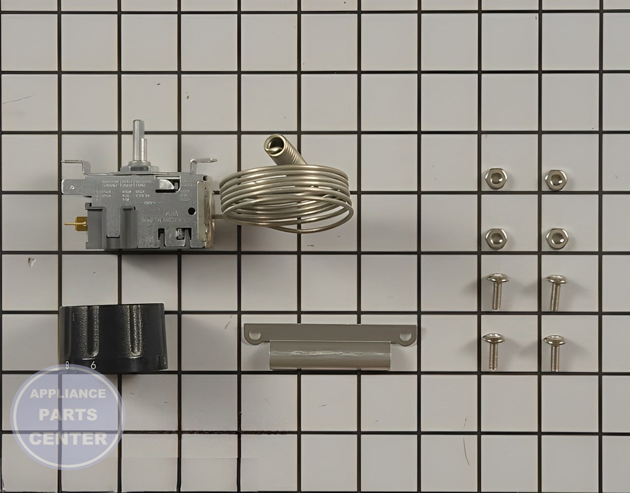 WHIRLPOOL REFRIGERATOR THERMOSTAT WP4344659 - Main view showing precise temperature control for various models