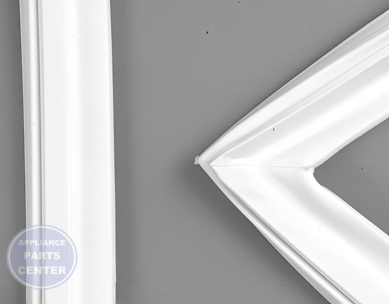 WHIRLPOOL REFRIGERATOR DOOR GASKET WP4357099 - Main view showing tight seal for WPL Freezer and Refrigerator