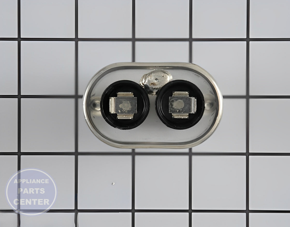 WHIRLPOOL HIGH VOLTAGE CAPACITOR WP4375020 - Detailed view of high voltage capacity