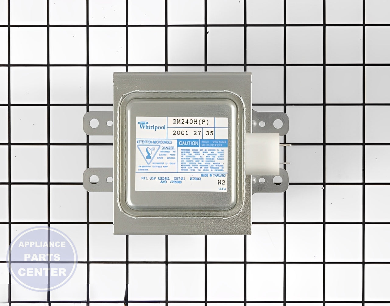 WHIRLPOOL MICROWAVE MAGNETRON WP4375424 - Main view showing efficient heat distribution for WPL Oven/Microwave Combo