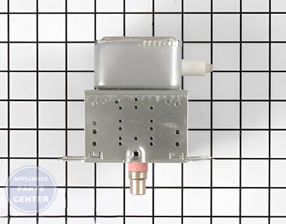 WHIRLPOOL MICROWAVE MAGNETRON WP4375424 - Side view with precise technical specifications
