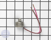 WHIRLPOOL REFRIGERATOR BI-METAL DEFROST THERMOSTAT WP4387490 - Main view showing precise temperature control for specific models