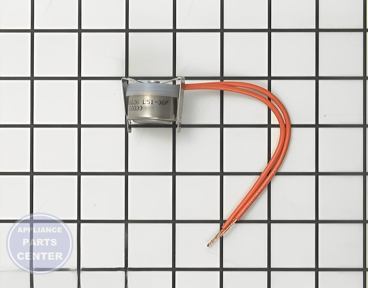 WHIRLPOOL REFRIGERATOR BIMETALLIC DEFROST ASSEMBLY WP4387501 - Main view showing precise temperature control for WPL models