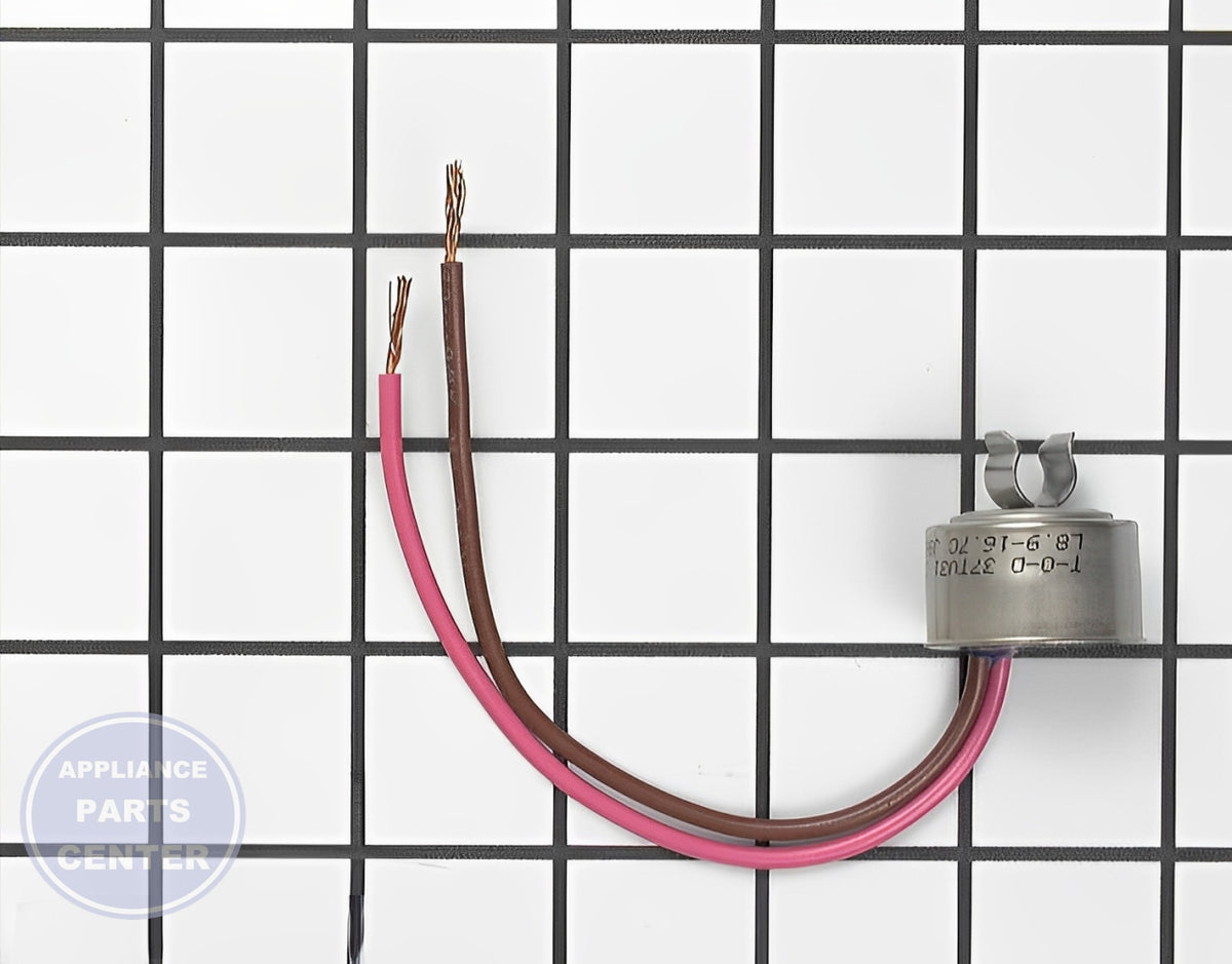 WHIRLPOOL REFRIGERATOR BIMETAL DEFROST THERMOSTAT WP4387503 - Main view showing defrost cycle regulator for WPL models