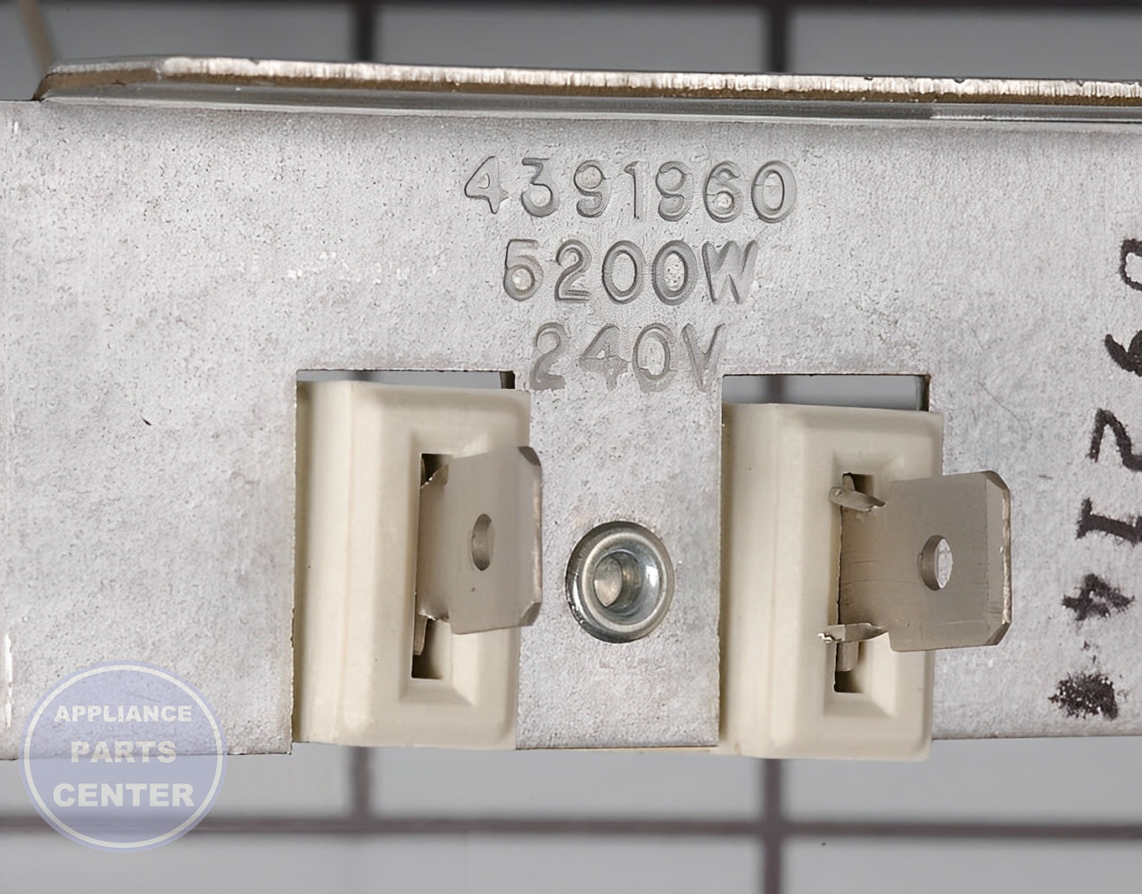 WHIRLPOOL DRYER HEATING ELEMENT WP4391960 - Main view showing efficient heating for WPL Dryer models